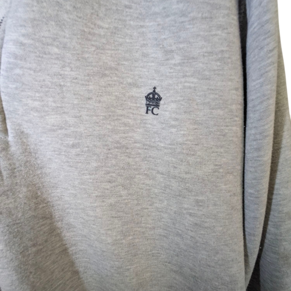 French Connection Light Gray Quarter-Zip Pullover – Men’s Large - Picture 5 of 9